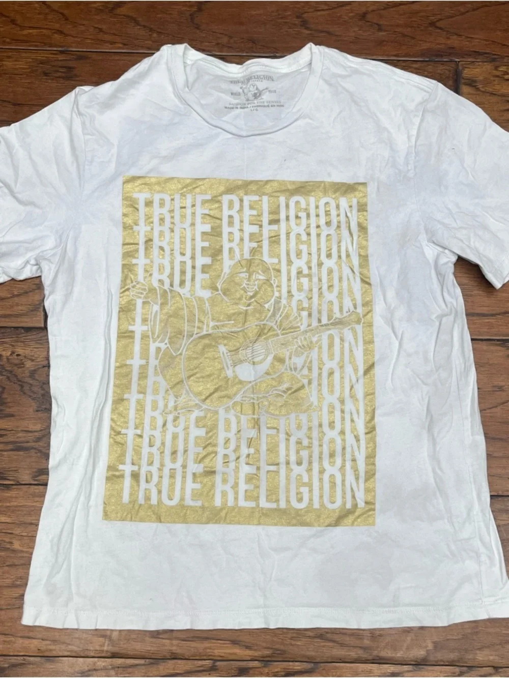 True religion men’s shine Buddha logo tee